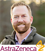 Phil Duncanson with AstraZeneca logo