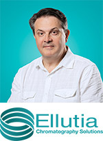 Jonathan Angove with Ellutia logo